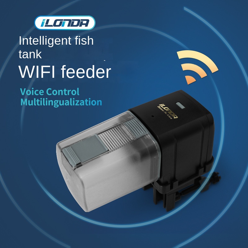 Aquarium Fish Auto Feeder - iLONDA Fish Tank Aquarium WiFi Automatic