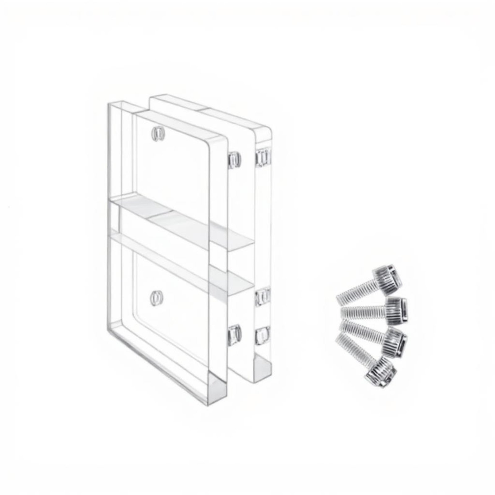 Aquarium Fish Jump Guard - Acrylic Aquarium Jump Guard Divider Set