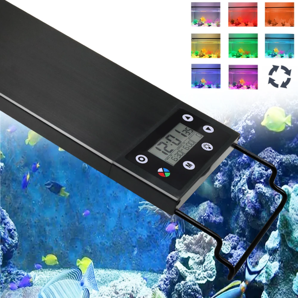 Aquarium Fish Light Lamp - 30-60cm Fish Tank 24/7 Full Spectrum