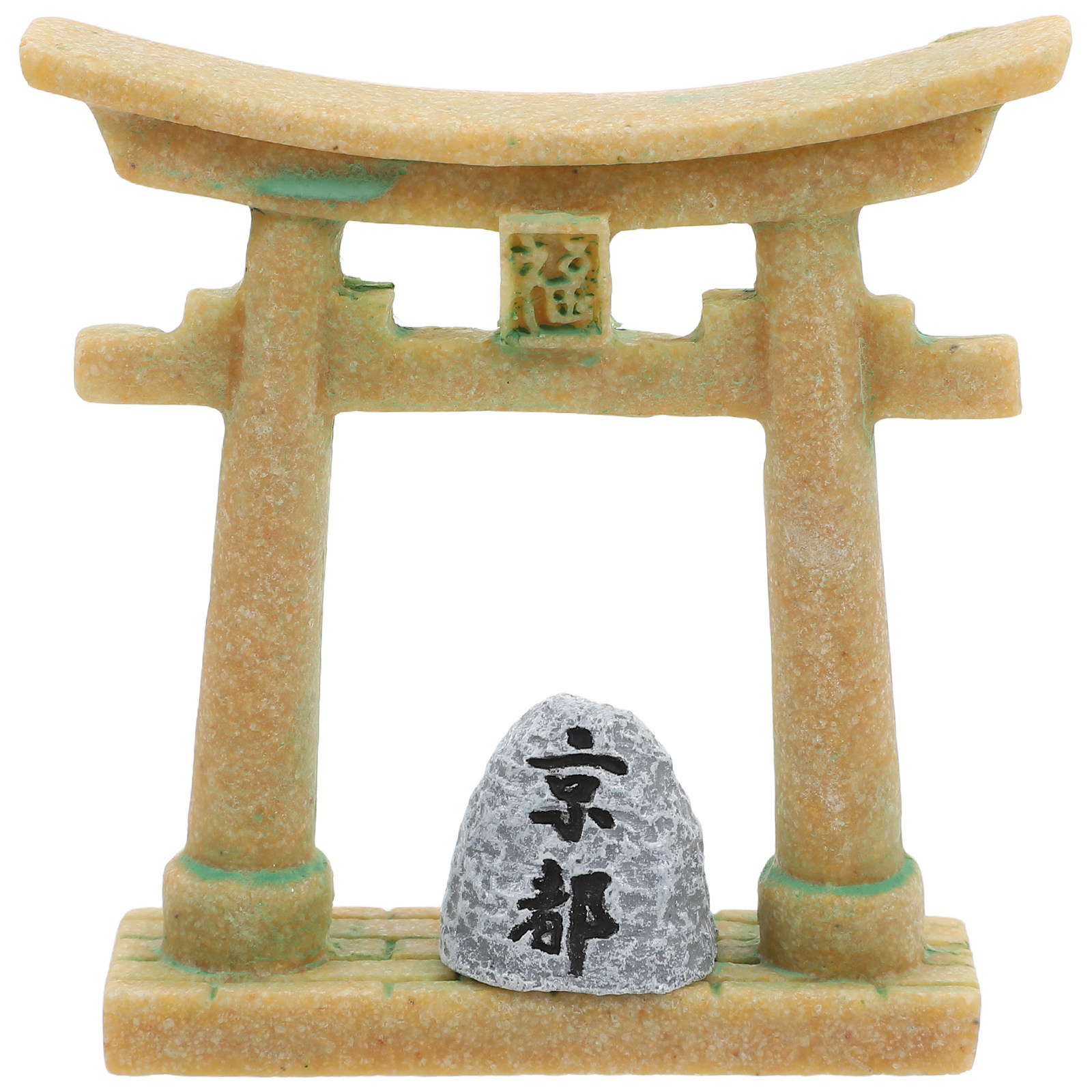 Aquarium Fish Japanese - Japanese Torii Gate Ornament Kyoto Stone