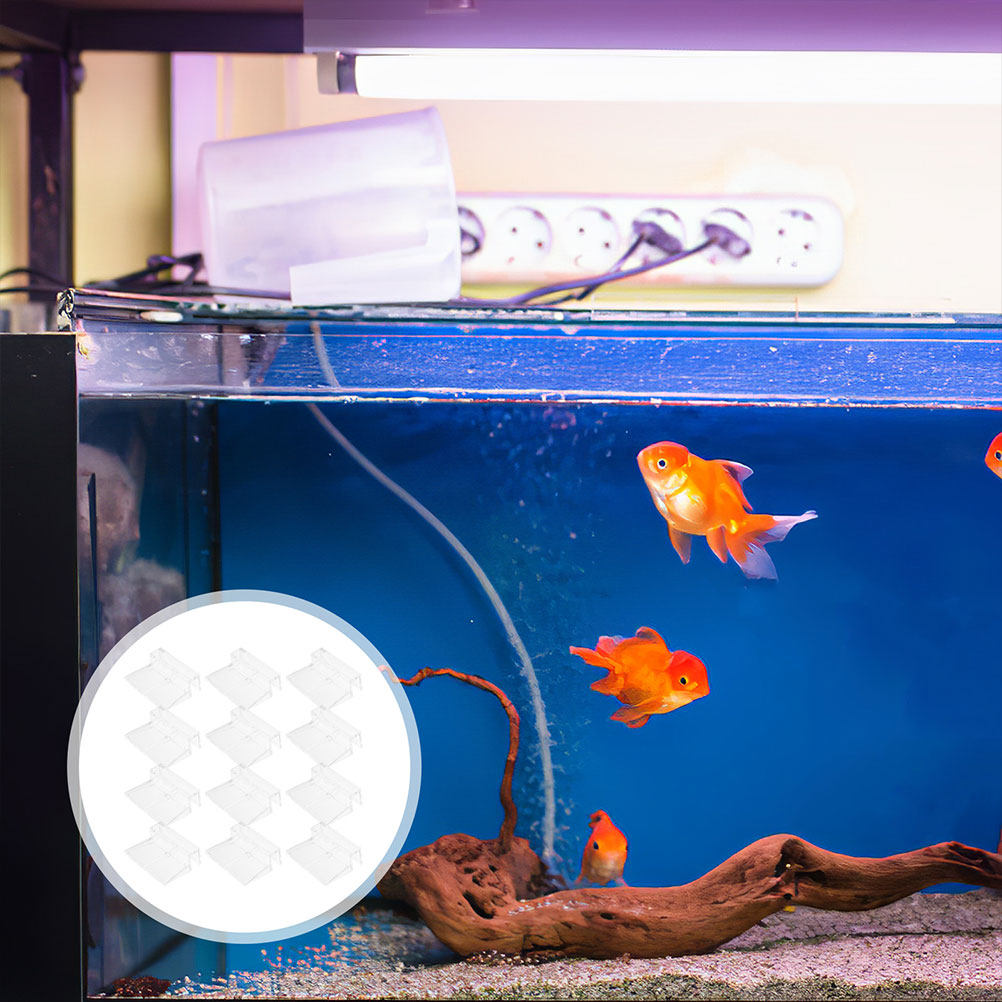 Aquarium Fish Jump Guard - 16Pcs 6Mm Acrylic Aquarium Lid Clips