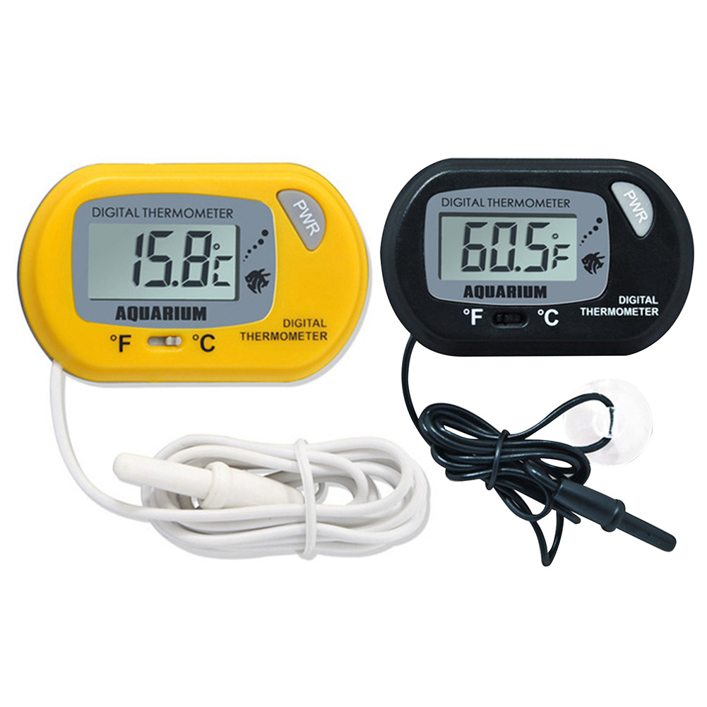 Aquarium Fish Yellow And Black - Fish Tank Thermometer Suction Cup Aquarium