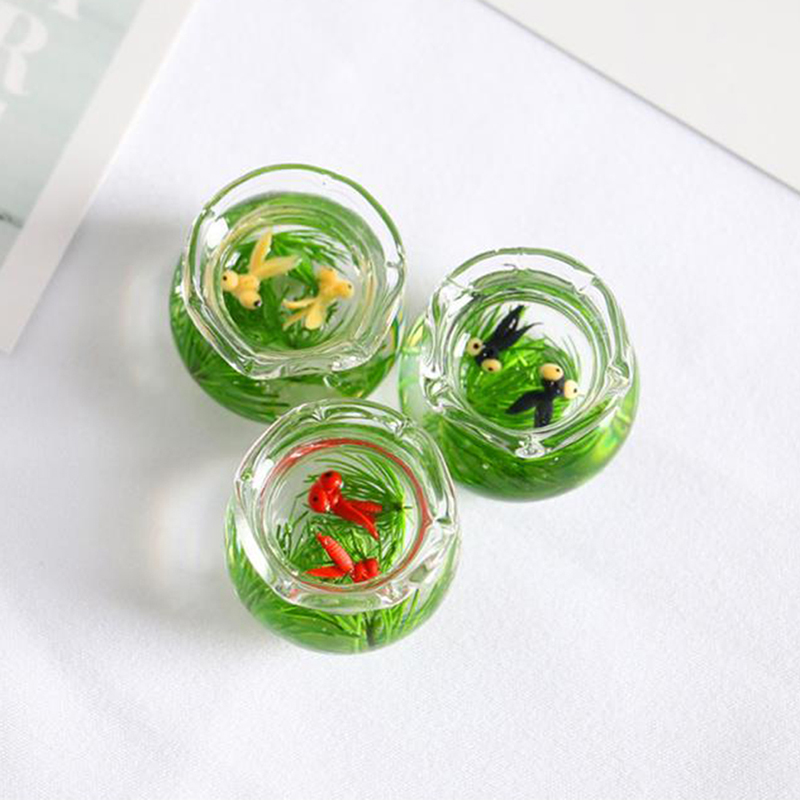 1/12 Lovely Dollhouse Miniatur – Fish Toy In Aquarium recenzja i cena