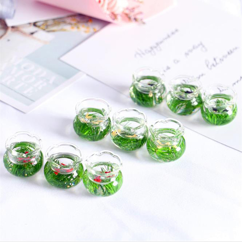 1/12 Lovely Dollhouse Miniatur – Fish Toy In Aquarium recenzja i cena