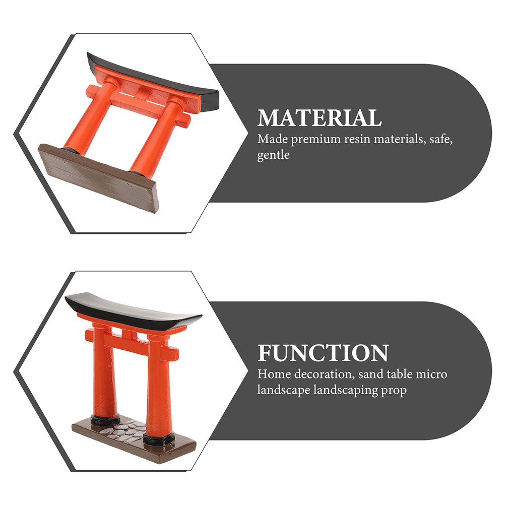 2Pcs Japanese Torii Gate Minia – Aquarium Fish Japanese recenzja i cena