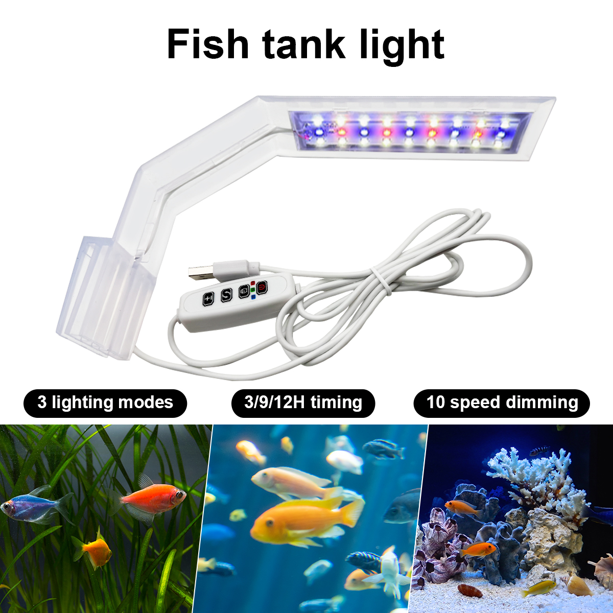 Super Slim LED Aquarium Light  – Aquarium Fish Light Lamp recenzja i cena