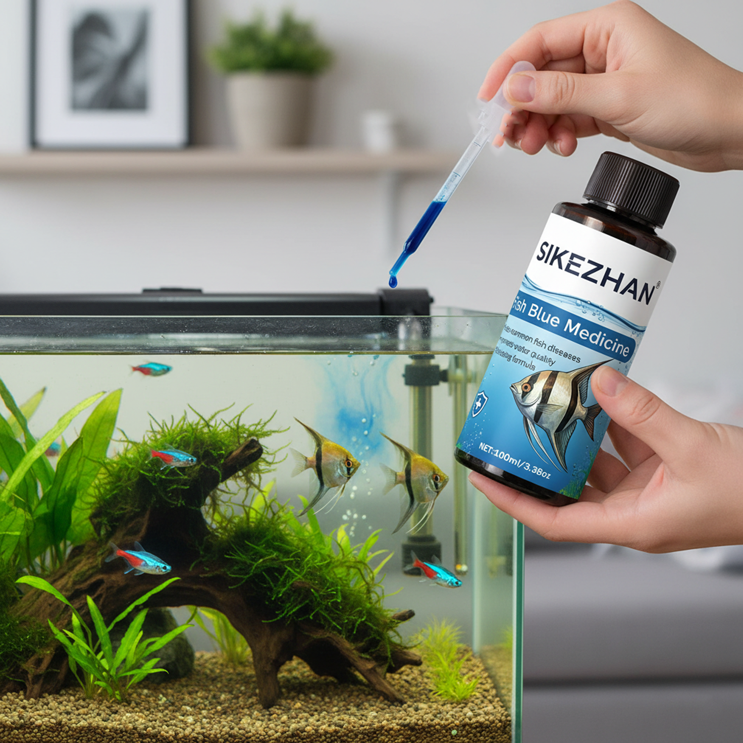 Large 500ml Methylene Blue Fis – Aquarium Fish Diseases recenzja i cena