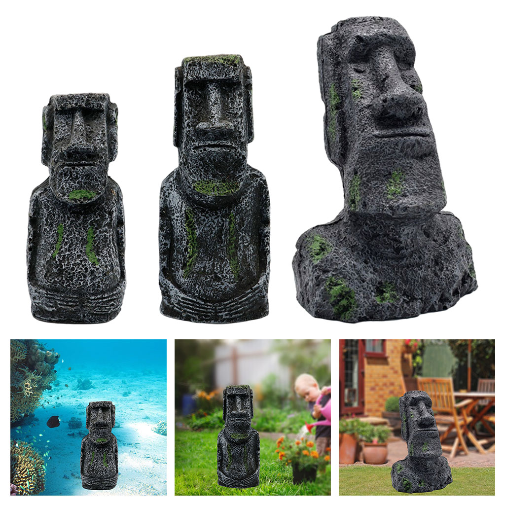 Aquarium Moai Statues Easter I – Aquarium Fish Pot recenzja i cena