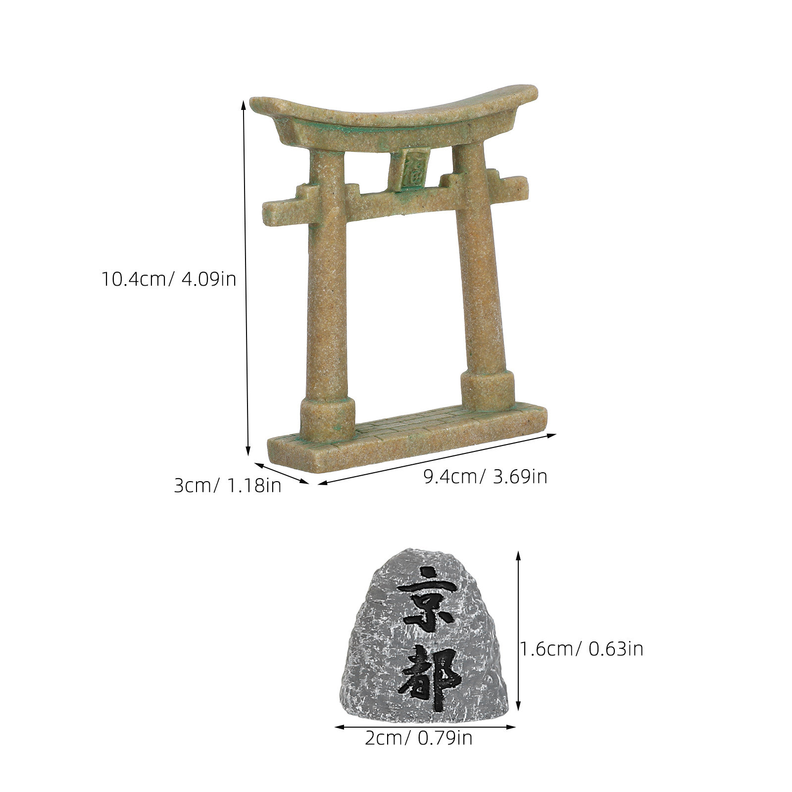 Miniature Japanese Torii Gate  – Aquarium Fish Japanese recenzja i cena