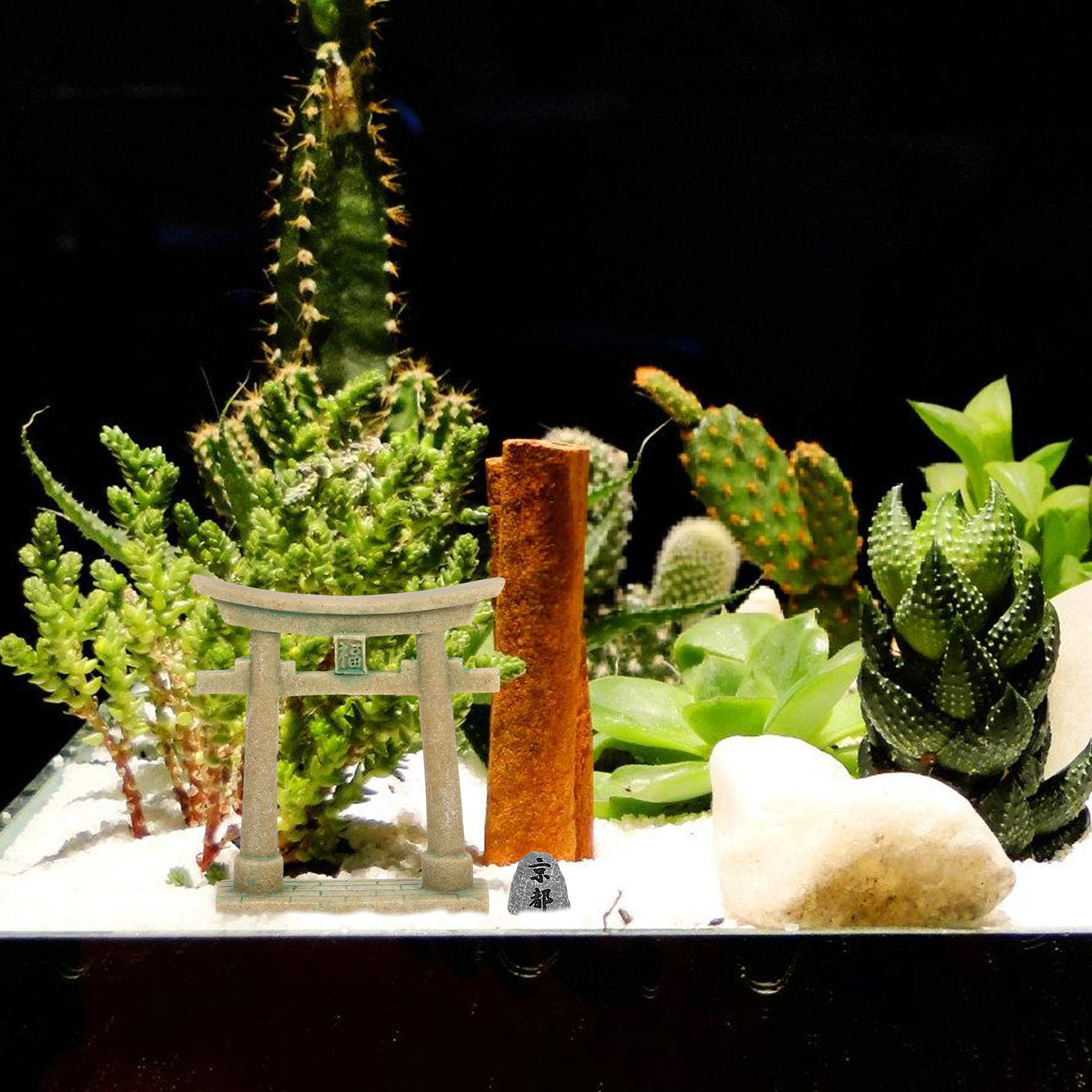 Miniature Japanese Torii Gate  – Aquarium Fish Japanese recenzja i cena