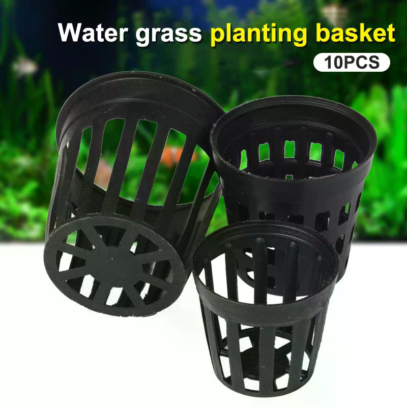 10Pcs Aquarium Flower Basket A – Aquarium Fish Pot recenzja i cena
