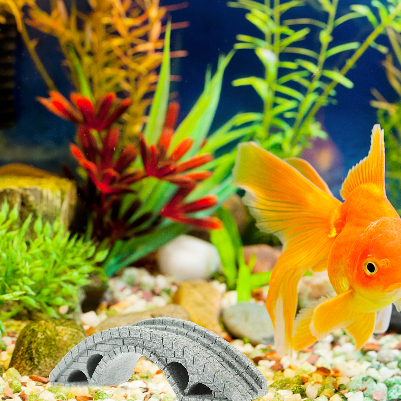 Exquisite Bridge Ornament for  – Aquarium Fish Bridge recenzja i cena