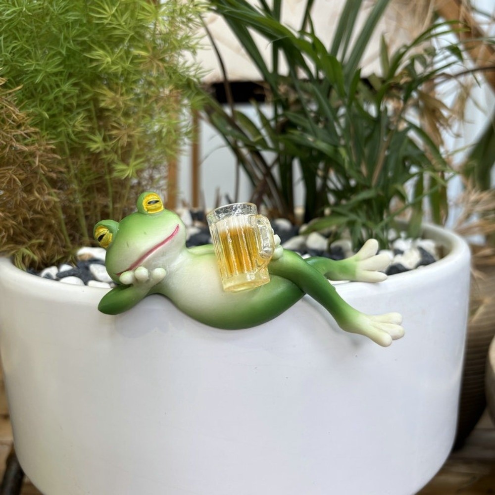 Hanging Flower Pot Edge Frog D – Aquarium Fish Pot recenzja i cena