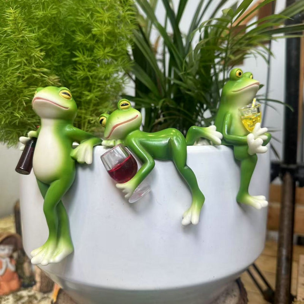Hanging Flower Pot Edge Frog D – Aquarium Fish Pot recenzja i cena