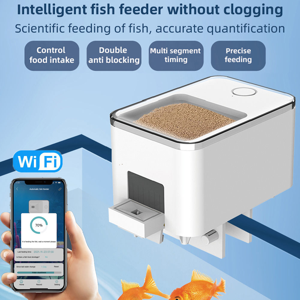 WiFi Smart Automatic Feeder Aq – Aquarium Fish Auto Feeder recenzja i cena