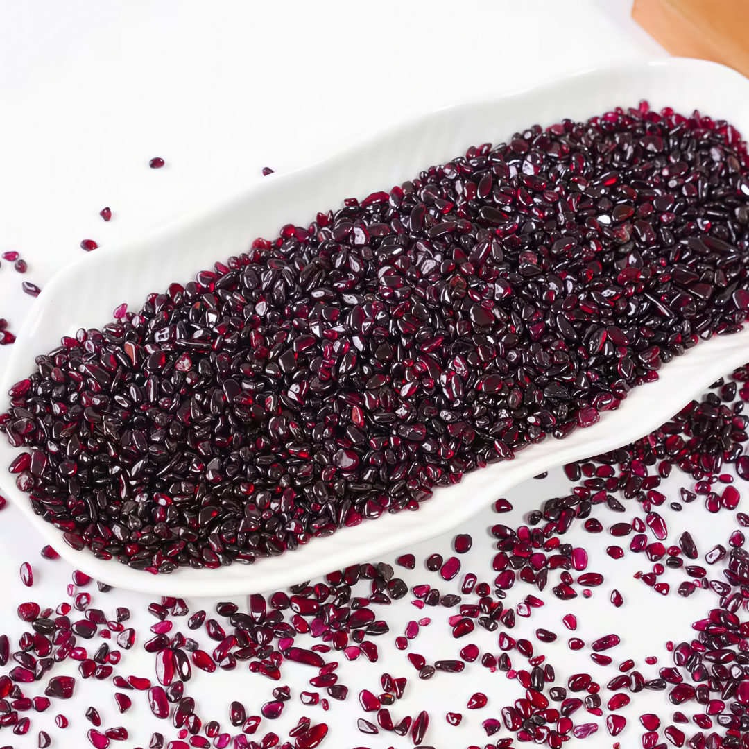 Natural Garnet Crushed Stone,  – Aquarium Fish Pot recenzja i cena