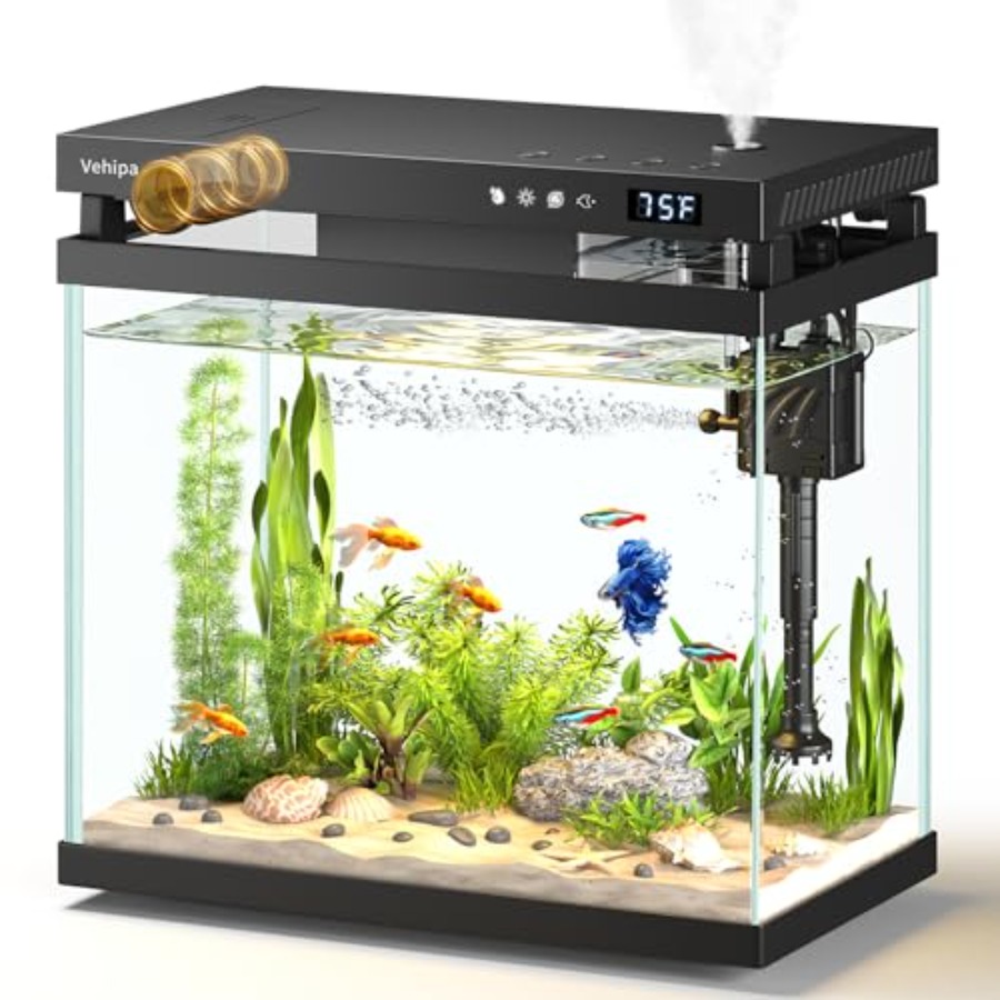 Fish Tank 2.2 Gallon Smart Aqu – Aquarium Fish Auto Feeder recenzja i cena