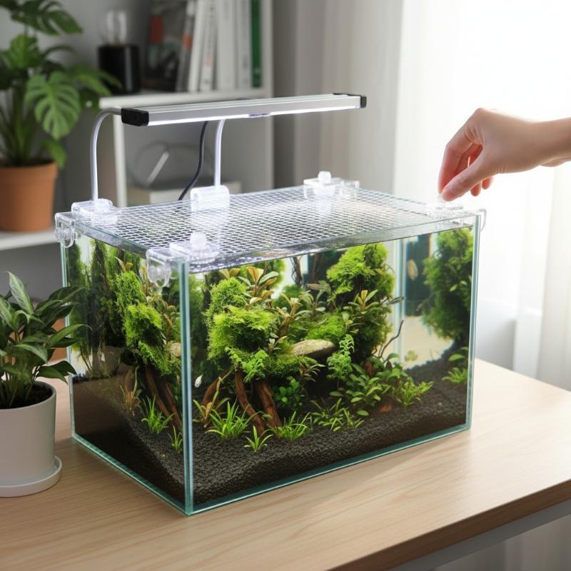 1Pcs Fish Tank Net Anti Jumpin – Aquarium Fish Jump Guard recenzja i cena