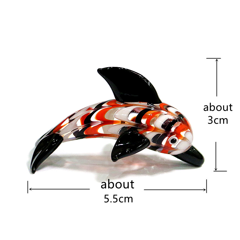 Murano Glass Dolphin Miniature – Fish Toy In Aquarium recenzja i cena