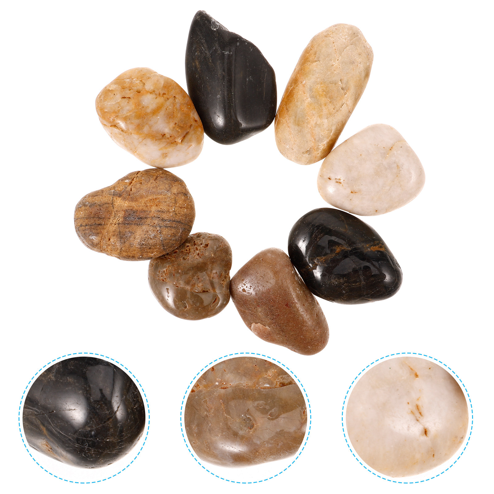 1Set Aquarium Pebbles Delicate – Aquarium Fish Pot recenzja i cena