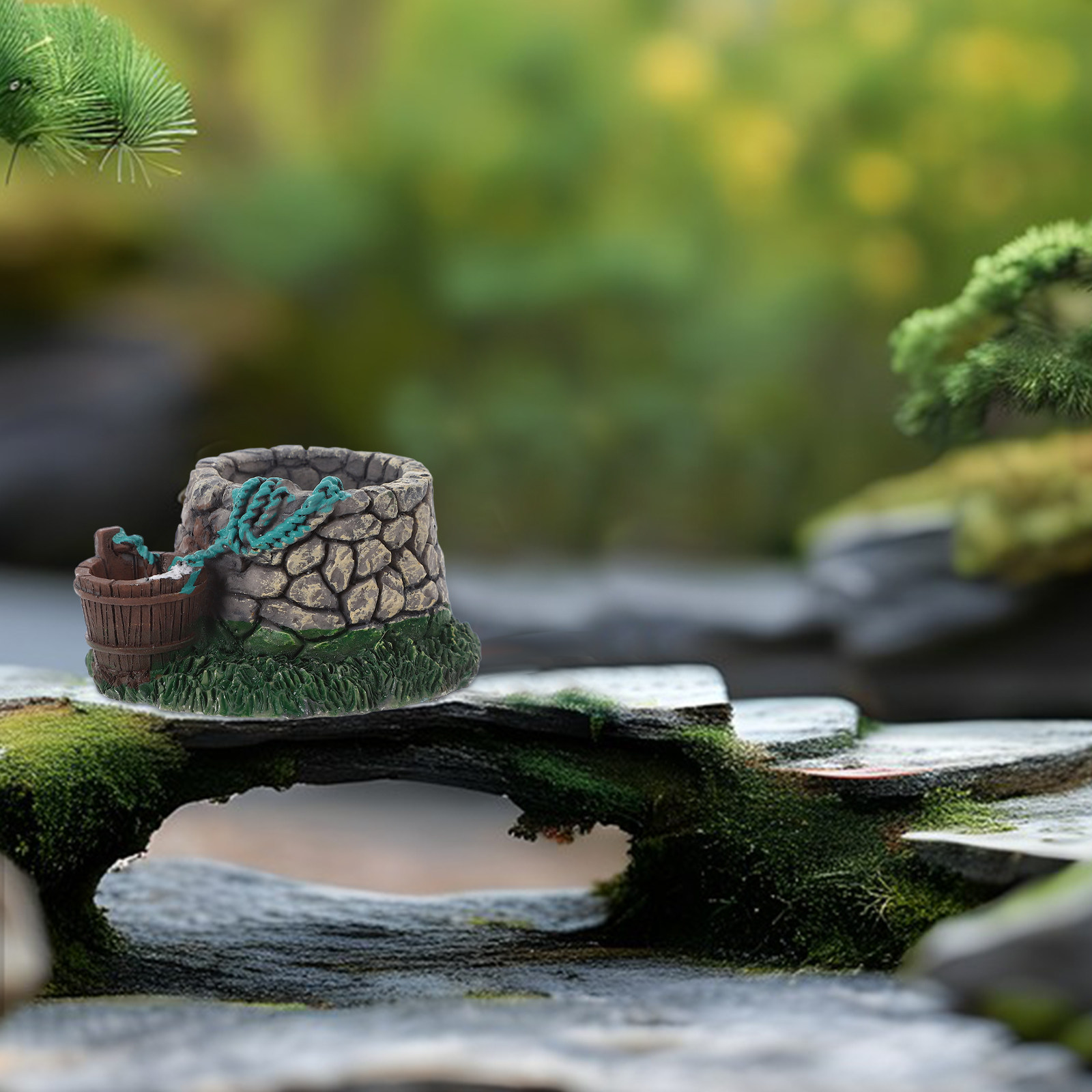 Miniature Garden Bridge and An – Aquarium Fish Bridge recenzja i cena