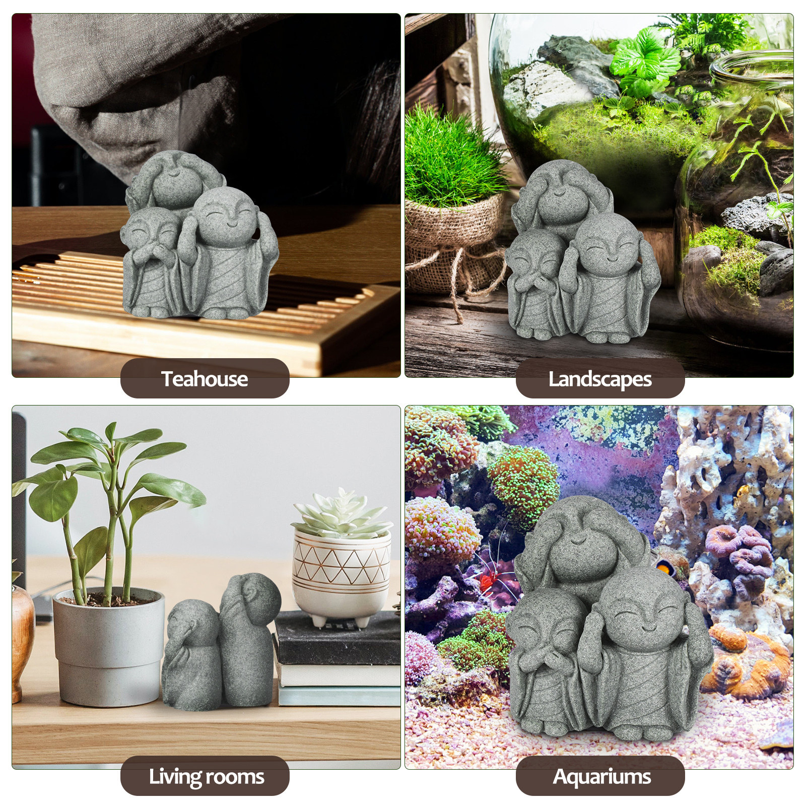 Grayish Green Jizo Fish Tank D – Aquarium Fish Japanese recenzja i cena