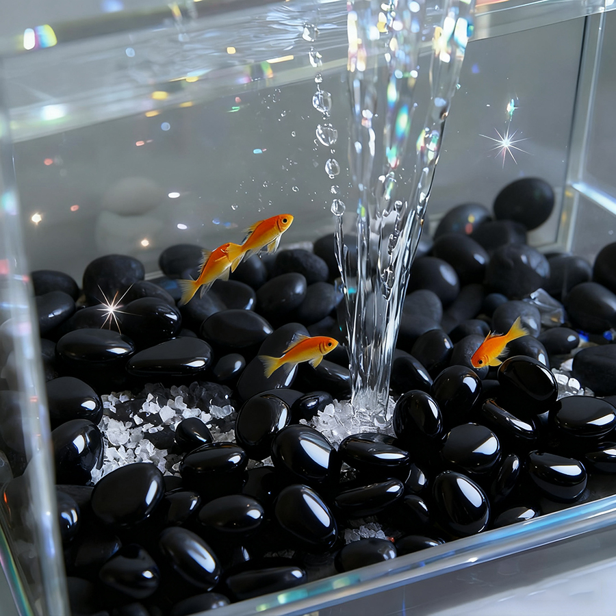 200g Black High Polished Natur – Aquarium Fish Store recenzja i cena