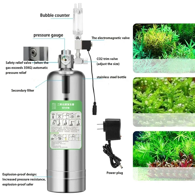 Aquarium CO2 Generator 2L DIY  – Aquarium Fish Store recenzja i cena