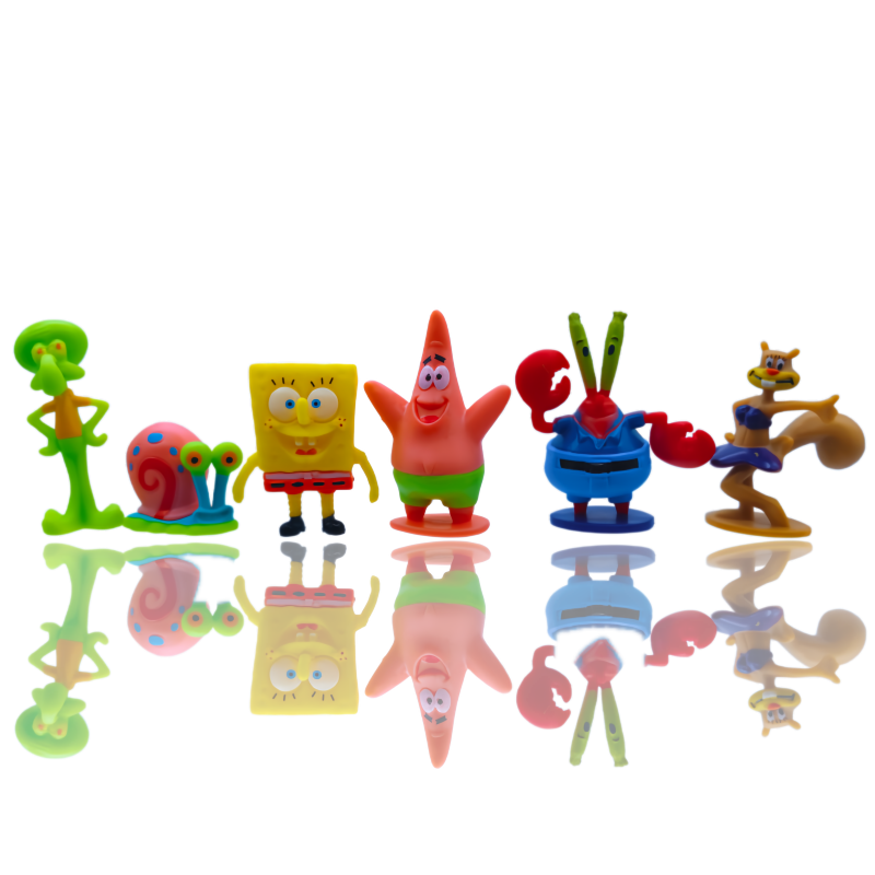 6pcs SpongeBob Fish Tank Decor – Fish Toy In Aquarium recenzja i cena