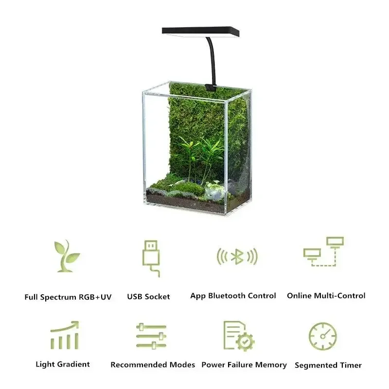 WEEK AQUA Mini 9 Pro USB Nano  – Aquarium Fish Light Lamp recenzja i cena
