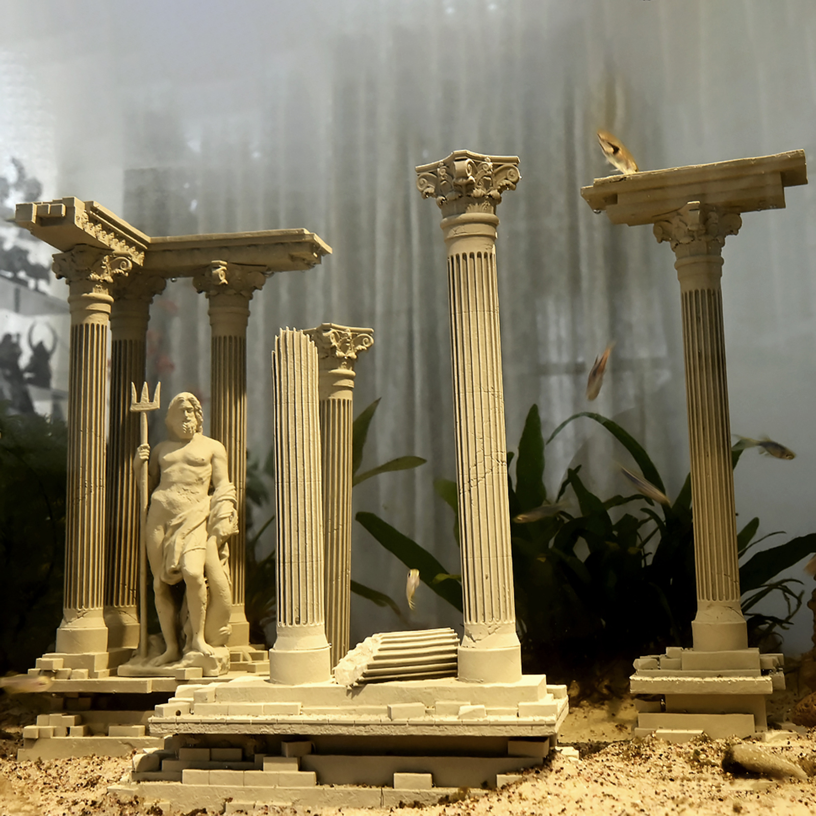 Roman Column Decoration Resin  – Aquarium Fish Bridge recenzja i cena