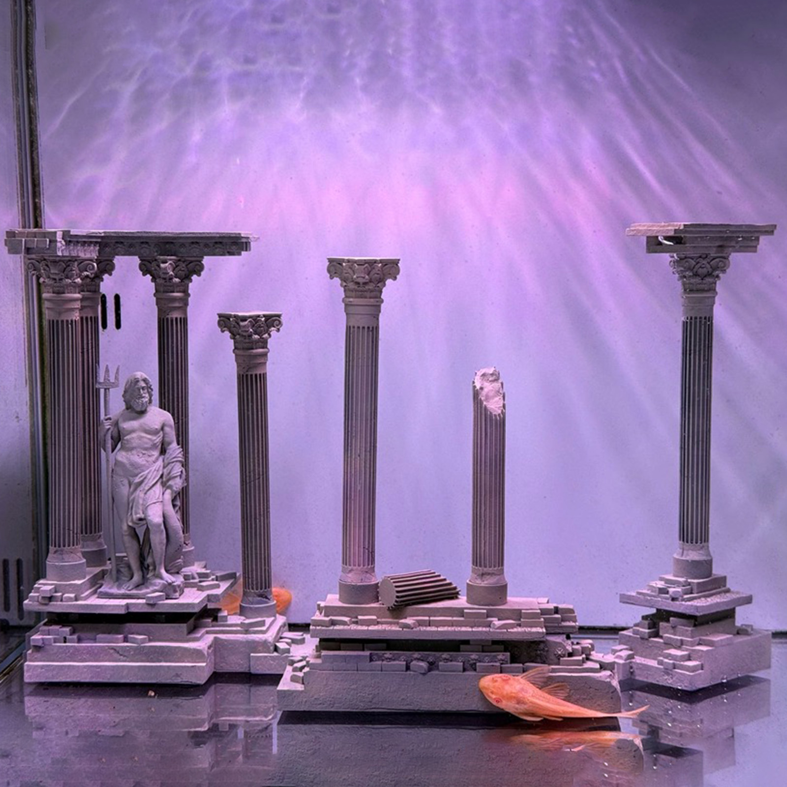 Roman Column Decoration Resin  – Aquarium Fish Bridge recenzja i cena
