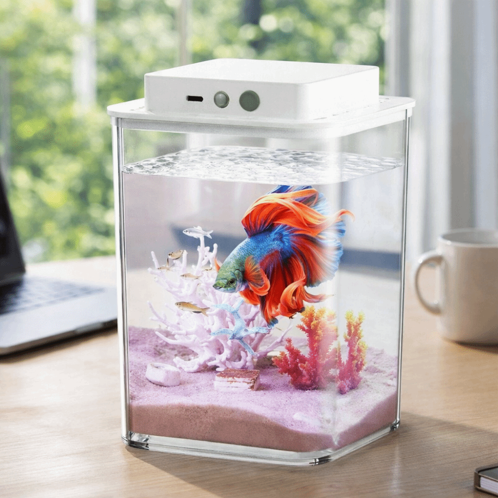 Transparent Betta Fish Tank In – Fish Toy In Aquarium recenzja i cena