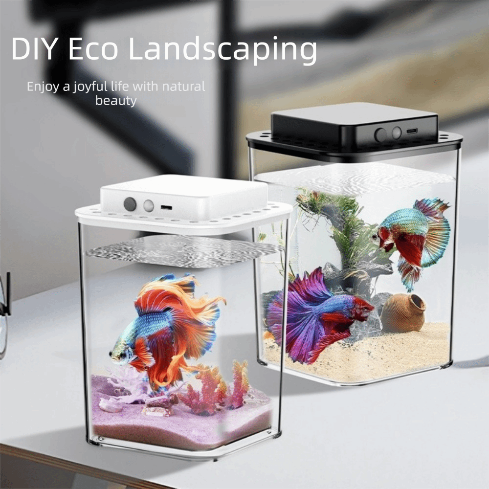 Transparent Betta Fish Tank In – Fish Toy In Aquarium recenzja i cena