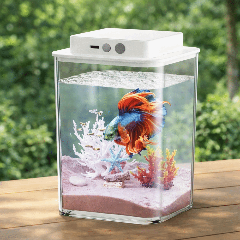 Transparent Betta Fish Tank In – Fish Toy In Aquarium recenzja i cena