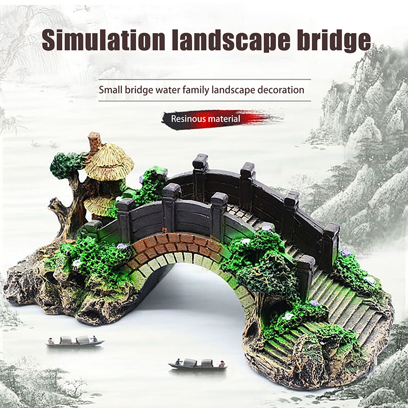 1PC Fish Tank Artificial Bridg – Aquarium Fish Bridge recenzja i cena