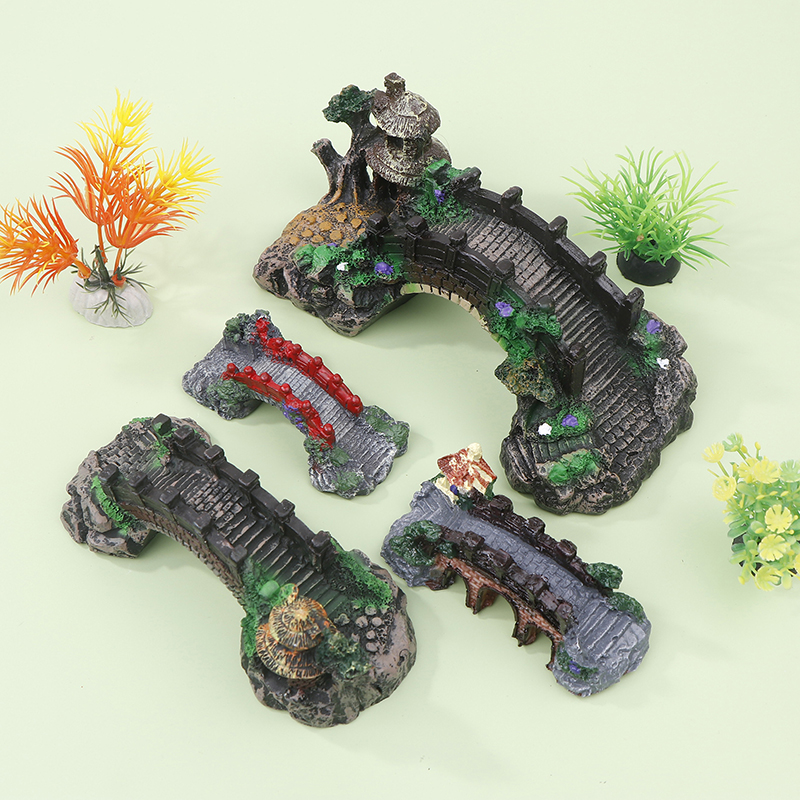 1PC Fish Tank Artificial Bridg – Aquarium Fish Bridge recenzja i cena