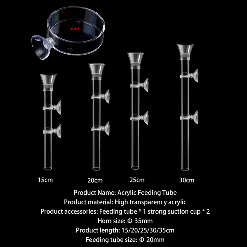 ⭐ Acrylic Aquarium Feeder Tube – Aquarium Fish Feeder recenzja i cena