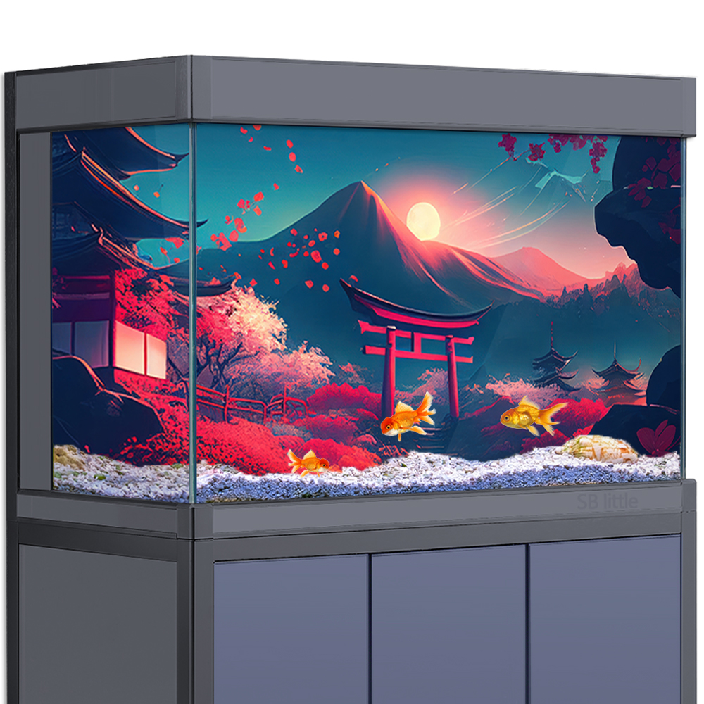 Aquarium Background Sticker De – Aquarium Fish Japanese recenzja i cena
