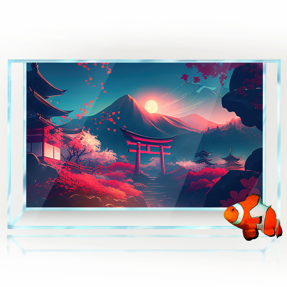 Aquarium Background Sticker De – Aquarium Fish Japanese recenzja i cena