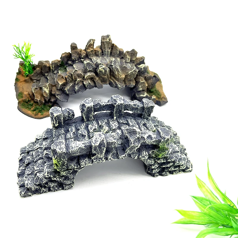 Simulated Stone Bridge Aquariu – Aquarium Fish Bridge recenzja i cena