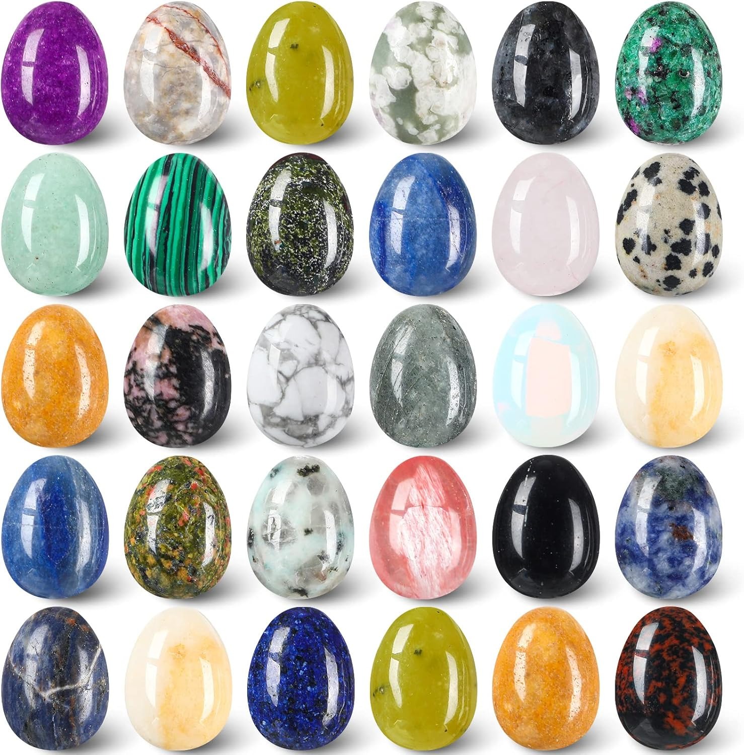 8  pcs natural crystal beads,  – Aquarium Fish Pot recenzja i cena