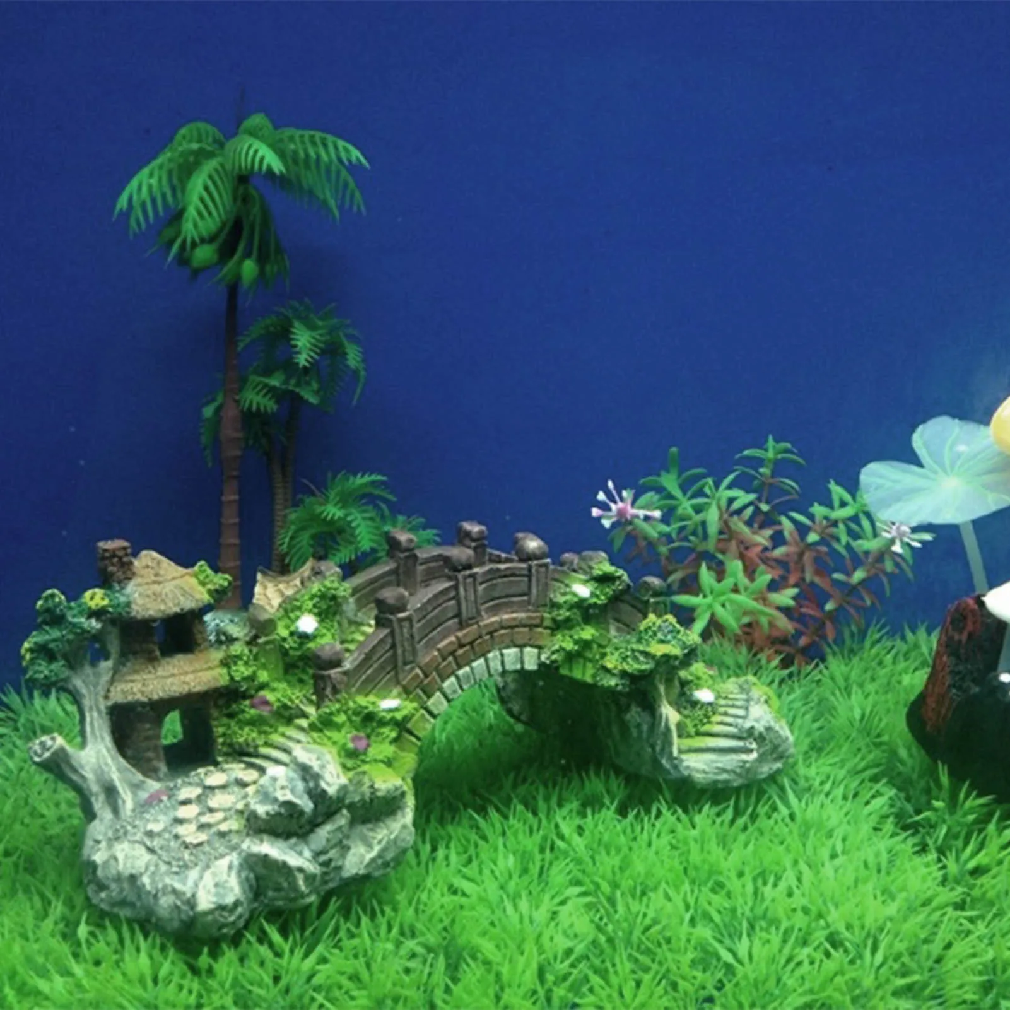Fish Tank Artificial Bridge Re – Aquarium Fish Bridge recenzja i cena