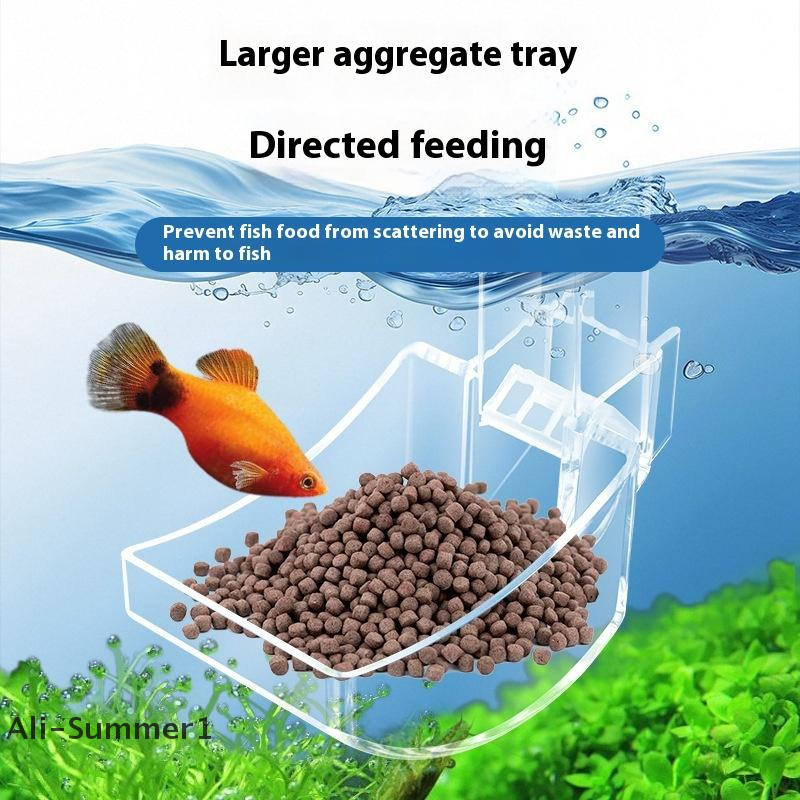 【E】1Pcs Transparent Fish Tank  – Aquarium Fish Holiday Food recenzja i cena