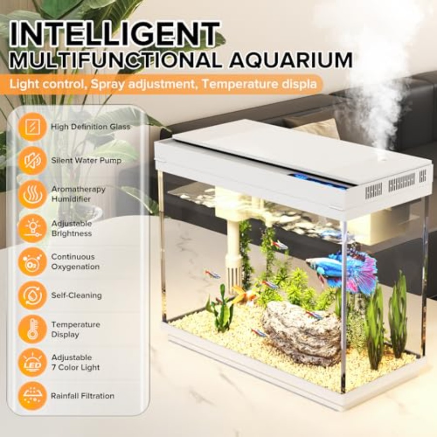 Fish Tank 2.4 Gallon Aquarium  – Fish Toy In Aquarium recenzja i cena