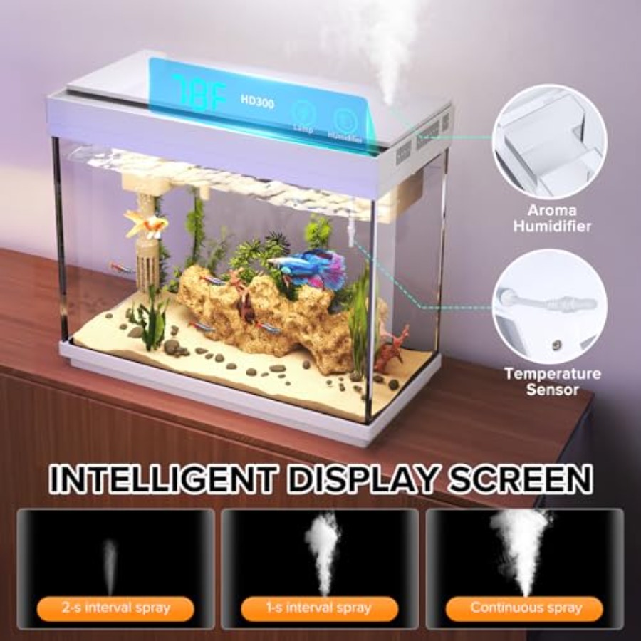 Fish Tank 2.4 Gallon Aquarium  – Fish Toy In Aquarium recenzja i cena