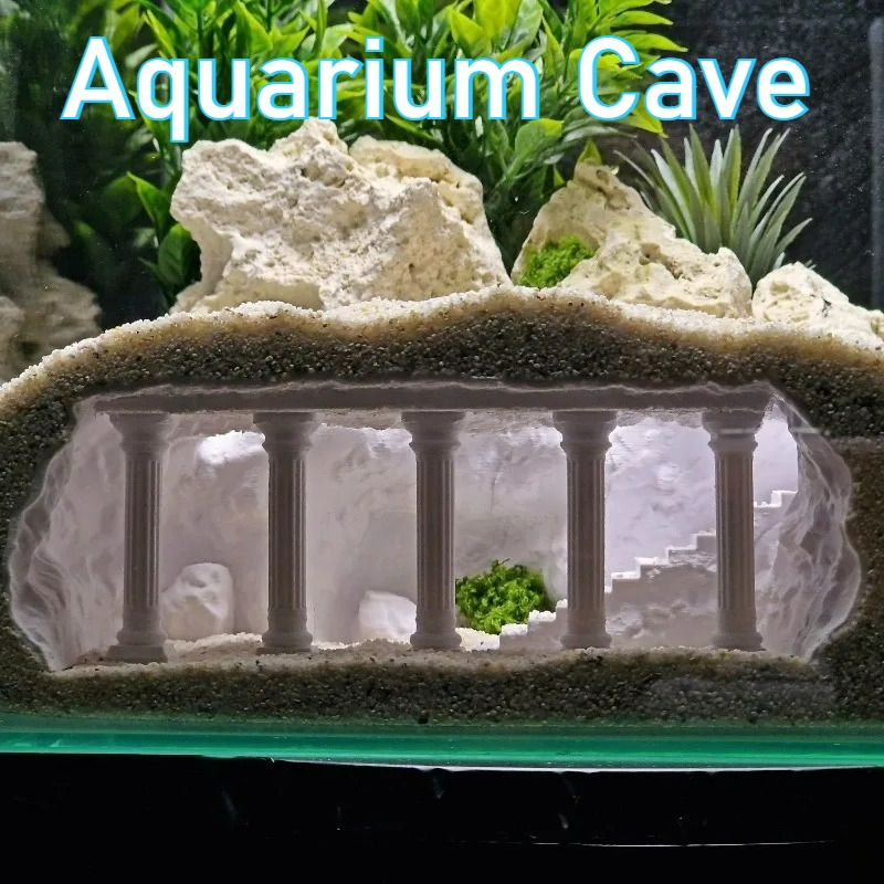 3D Printed Fish Tank Cave, Art – Aquarium Fish Bridge recenzja i cena
