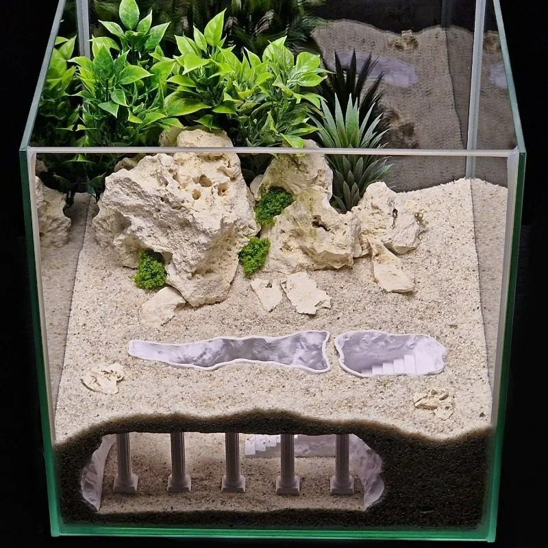 3D Printed Fish Tank Cave, Art – Aquarium Fish Bridge recenzja i cena
