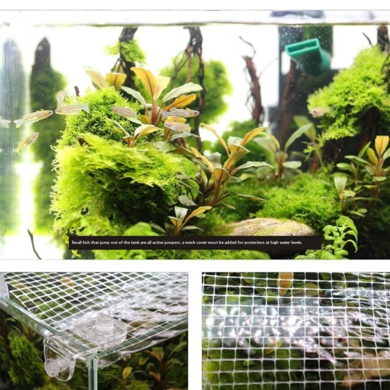 【HMA】1Pcs Fish Tank Net Anti J – Aquarium Fish Jump Guard recenzja i cena
