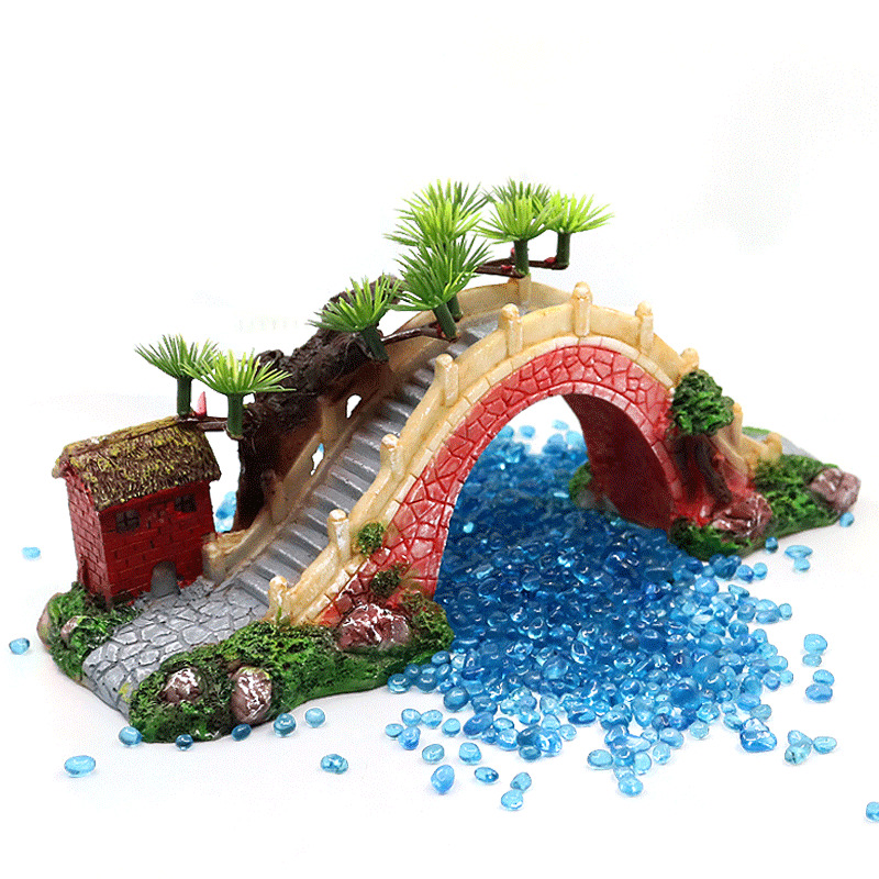 Fish Tank Aquarium Landscaping – Aquarium Fish Bridge recenzja i cena